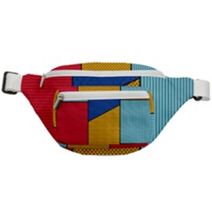 Dotted Colors Background Pop Art Style Vector Fanny Pack by Wegoenart