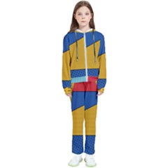 Dotted Colors Background Pop Art Style Vector Kids  Tracksuit by Wegoenart