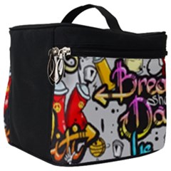 Hip Hop Background Make Up Travel Bag (big) by Wegoenart