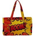 Explosion Boom Pop Art Style Canvas Work Bag View1