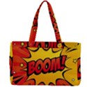 Explosion Boom Pop Art Style Canvas Work Bag View2