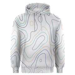 Abstract Colorful Topographic Map Design Vector Men s Overhead Hoodie by Wegoenart