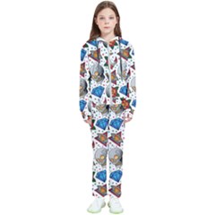 Full Color Flash Tattoo Patterns Kids  Tracksuit by Wegoenart