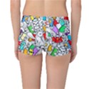 Graffit Characters Seamless Pattern Art Reversible Boyleg Bikini Bottoms View2