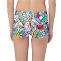 Graffit Characters Seamless Pattern Art Reversible Boyleg Bikini Bottoms View4