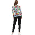 Graffit Characters Seamless Pattern Art Women s Long Sleeve Rash Guard View2