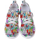 Graffit Characters Seamless Pattern Art Women s Velcro Strap Shoes View1