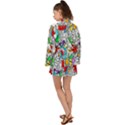 Graffit Characters Seamless Pattern Art Long Sleeve Kimono View2