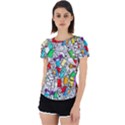 Graffit Characters Seamless Pattern Art Back Cut Out Sport Tee View1