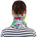 Graffit Characters Seamless Pattern Art Face Seamless Bandana (Adult) View2