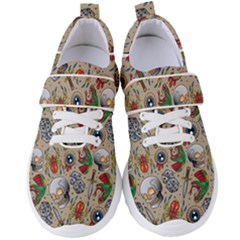 Tattoo Pattern Women s Velcro Strap Shoes by Wegoenart