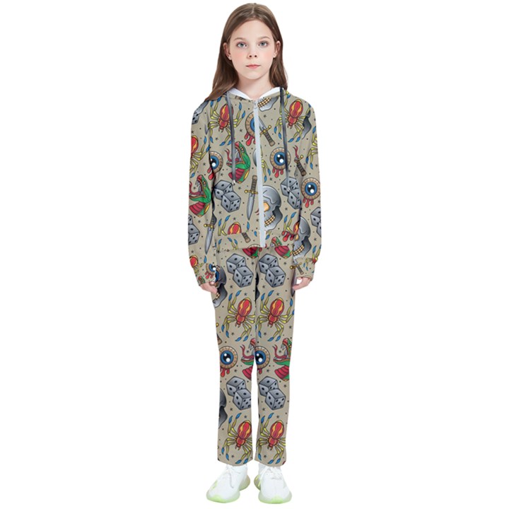 Tattoo Pattern Kids  Tracksuit