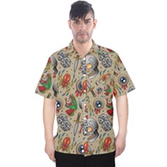 Tattoo Pattern Men s Hawaii Shirt