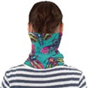 Vintage Colorful Insects Seamless Pattern Face Seamless Bandana (Adult) View2