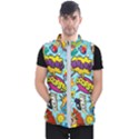 Comic Elements Colorful Seamless Pattern Men s Puffer Vest View1