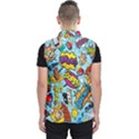 Comic Elements Colorful Seamless Pattern Men s Puffer Vest View2