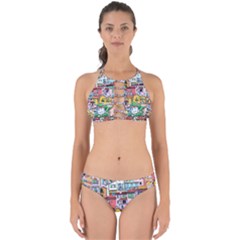 Menton Old Town France Perfectly Cut Out Bikini Set by Wegoenart