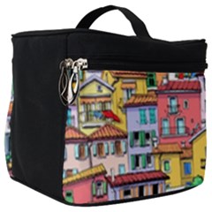 Menton Old Town France Make Up Travel Bag (big) by Wegoenart