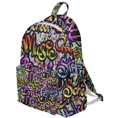 Graffiti Word Seamless Pattern The Plain Backpack by Wegoenart