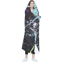 Abstract Colorful Texture Wearable Blanket by Wegoenart