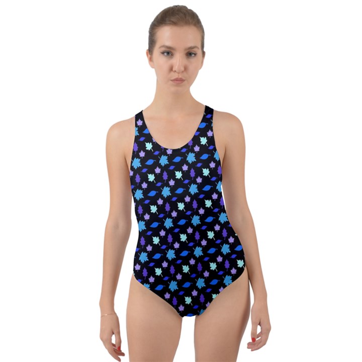 Electric Autumn  Cut-Out Back One Piece Swimsuit