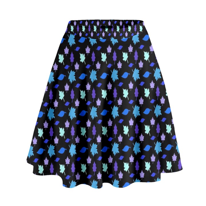 Electric Autumn  High Waist Skirt