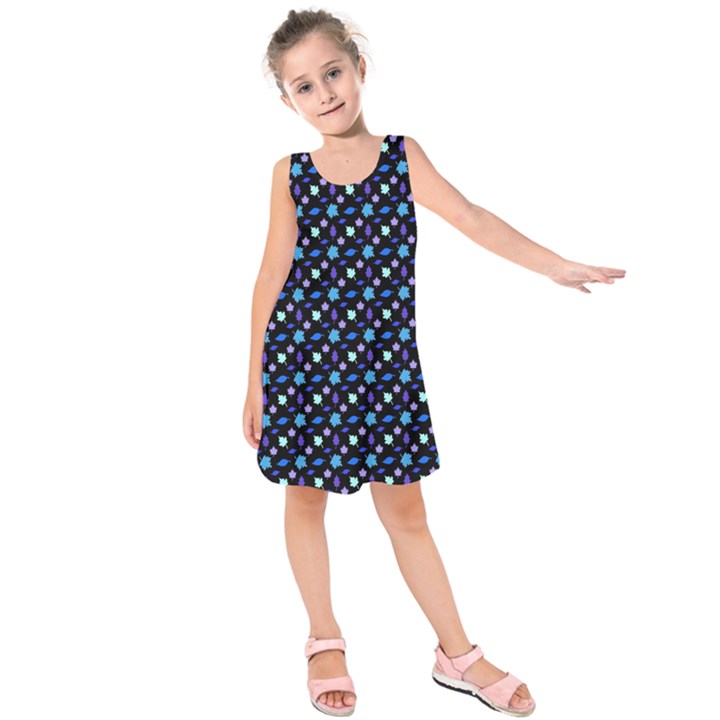 Electric Autumn  Kids  Sleeveless Dress