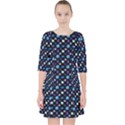 Electric Autumn  Quarter Sleeve Pocket Dress View1