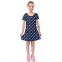 Electric Autumn  Kids  Short Sleeve Velvet Dress View1