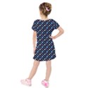 Electric Autumn  Kids  Short Sleeve Velvet Dress View2