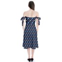 Electric Autumn  Shoulder Tie Bardot Midi Dress View2