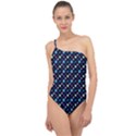 Electric Autumn  Classic One Shoulder Swimsuit View1