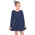 Electric Autumn  Kids  Long Sleeve Dress View1