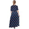 Electric Autumn  Waist Tie Boho Maxi Dress View2