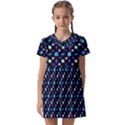 Electric Autumn  Kids  Asymmetric Collar Dress View1