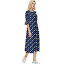 Electric Autumn  Double Cuff Midi Dress View3