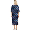 Electric Autumn  Double Cuff Midi Dress View4