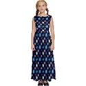 Electric Autumn  Kids  Satin Sleeveless Maxi Dress View1