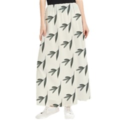 Minimalist Fall Of Leaves Maxi Chiffon Skirt by ConteMonfrey