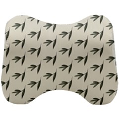 Minimalist Fall Of Leaves Head Support Cushion by ConteMonfrey