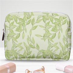 Watercolor Leaves On The Wall  Make Up Pouch (medium) by ConteMonfrey