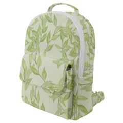 Watercolor Leaves On The Wall  Flap Pocket Backpack (small) by ConteMonfrey