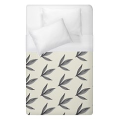 Minimalist Leaves Duvet Cover (single Size) by ConteMonfrey