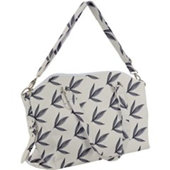 Minimalist Leaves Canvas Crossbody Bag by ConteMonfrey