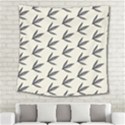 Minimalist Leaves Square Tapestry (Large) View2