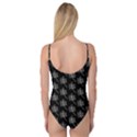 Black Cute Leaves Camisole Leotard  View2