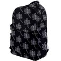 Black Cute Leaves Classic Backpack View1