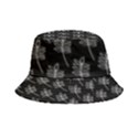 Black Cute Leaves Inside Out Bucket Hat View2