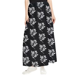 Sign Of Spring Leaves Maxi Chiffon Skirt