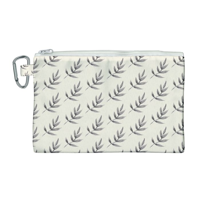 Minimalist Branch Canvas Cosmetic Bag (Large)